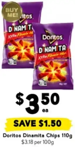 Drakes Doritos Dinamita Chips offer
