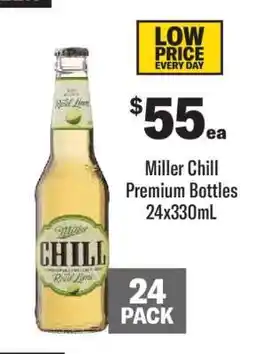 Coles Miller Chill Premium Bottles offer