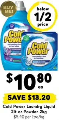 Drakes Cold Power Laundry Liquid or Powder offer