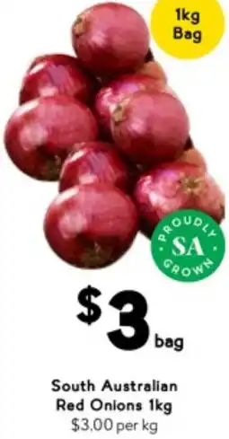 Drakes South Australian Red Onions offer