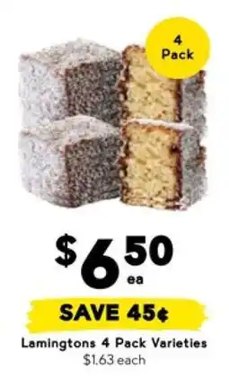Drakes Lamingtons 4 Pack Varieties offer