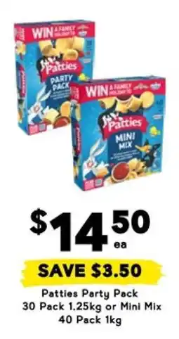 Drakes Patties Party Pack offer