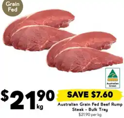 Drakes Australian Grain Fed Beef Rump Steak offer