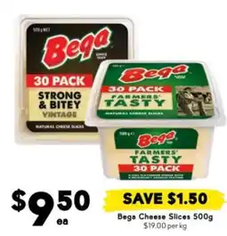 Drakes Bega Cheese Slices 500g offer