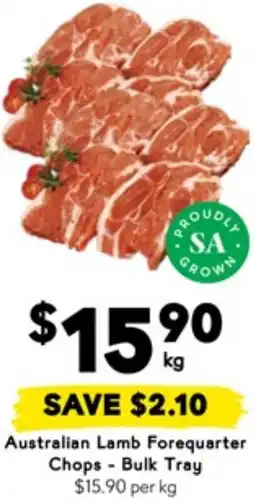 Drakes Australian Lamb Forequarter Chops offer