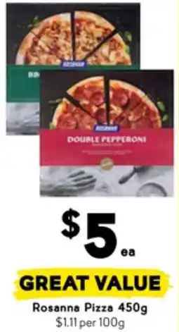 Drakes Rosanna Pizza offer