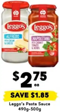 Drakes Leggo's Pasta Sauce offer