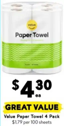 Drakes Value Paper Towel offer