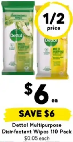 Drakes Dettol Multipurpose Disinfectant Wipes offer