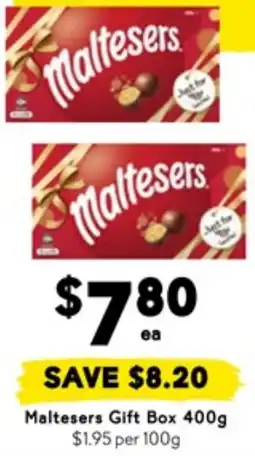 Drakes Maltesers Gift Box offer