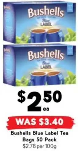 Drakes Bushells Blue Label Tea Bags offer