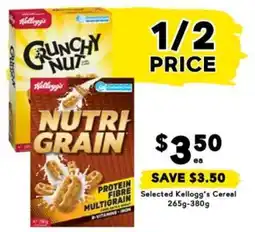 Drakes Selected Kellogg’s Cereal offer