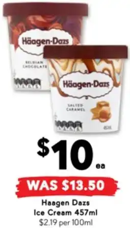 Drakes Haagen Dazs Ice Cream offer