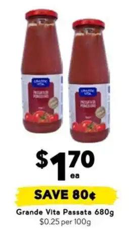Drakes Grande Vita Passata 680g offer