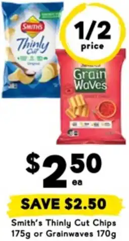 Drakes Smith's Thinly Cut Chips or Grainwaves offer