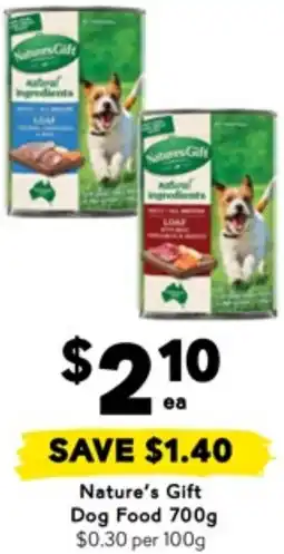 Drakes Nature's Gift Dog Food offer