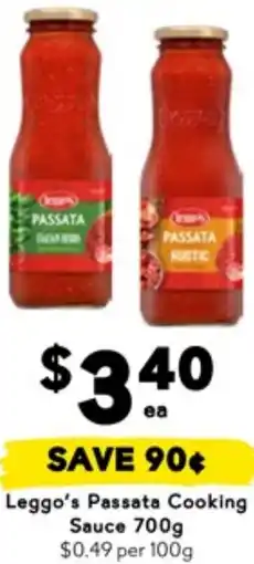Drakes Leggo's Passata Cooking Sauce offer