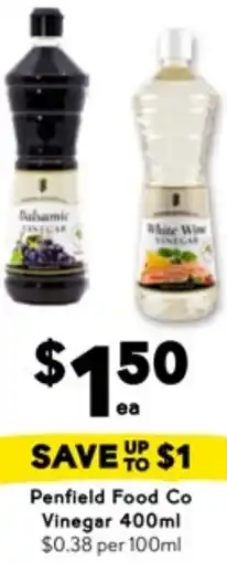 Drakes Penfield Food Co Vinegar offer