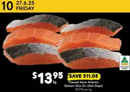 Drakes Thawed Value Atlantic Salmon Skin On offer