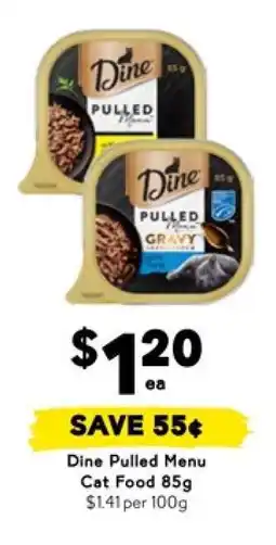 Drakes Dine Pulled Menu Cat Food 85g offer
