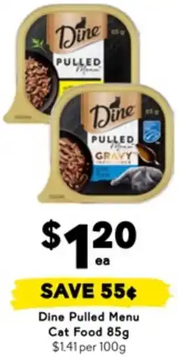 Drakes Dine Pulled Menu Cat Food offer