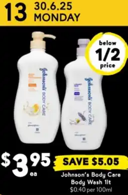 Drakes Johnson's Body Care Body Wash offer