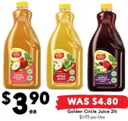 Drakes Golden Circle Juice offer