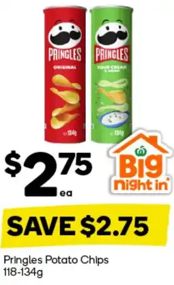 Woolworths Pringles Potato Chips offer