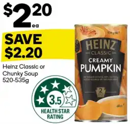 Woolworths Heinz Classic or Chunky Soup offer