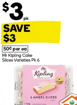 Woolworths Mr Kipling Cake Slices Varieties offer