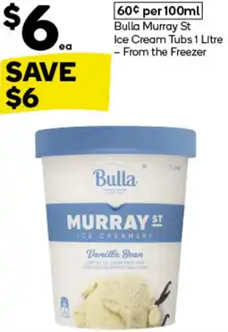 Woolworths Bulla Murray St Ice Cream Tubs offer