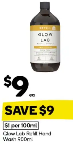 Woolworths Glow Lab Refill Hand Wash offer