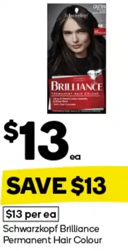 Woolworths Schwarzkopf Brilliance Permanent Hair Colour offer