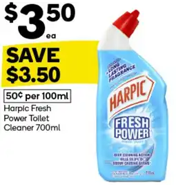 Woolworths Harpic Fresh Power Toilet Cleaner offer