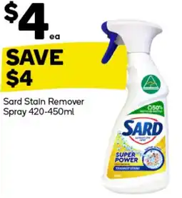 Woolworths Sard Stain Remover Spray offer