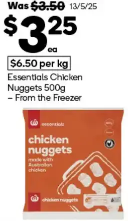 Woolworths Essentials Chicken Nuggets offer