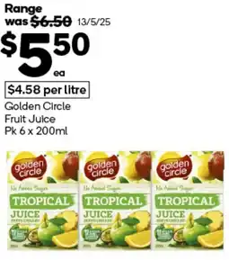 Woolworths Golden Circle Fruit Juice offer