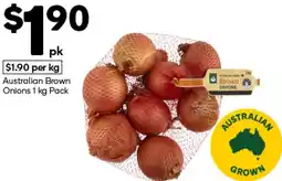 Woolworths Australian Brown Onions offer