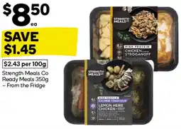 Woolworths Strength Meals Co Ready Meals offer