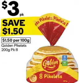 Woolworths Golden Pikelets offer