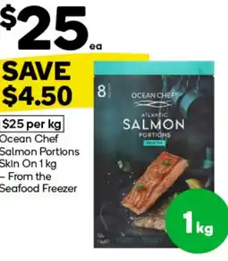 Woolworths Ocean Chef Salmon Portions Skin On offer