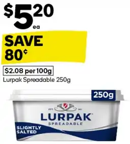 Woolworths Lurpak Spreadable offer
