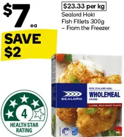 Woolworths Sealord Hoki Fish Fillets offer