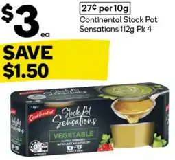 Woolworths Continental Stock Pot Sensations offer