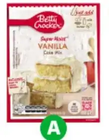 Woolworths Betty crocker cake or cupcakes baking mixes offer