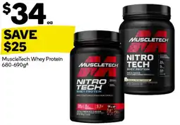 Woolworths Muscletech whey protein offer