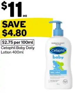 Woolworths Cetaphil Baby Daily Lotion offer