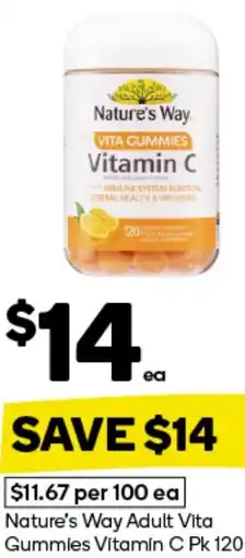 Woolworths Nature's Way Adult Vita Gummies Vitamin C offer