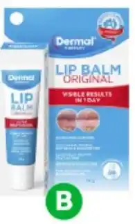 Woolworths Dermal Therapy Lip Balm offer