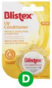 Woolworths Blistex Lip Conditioner SPF30 offer